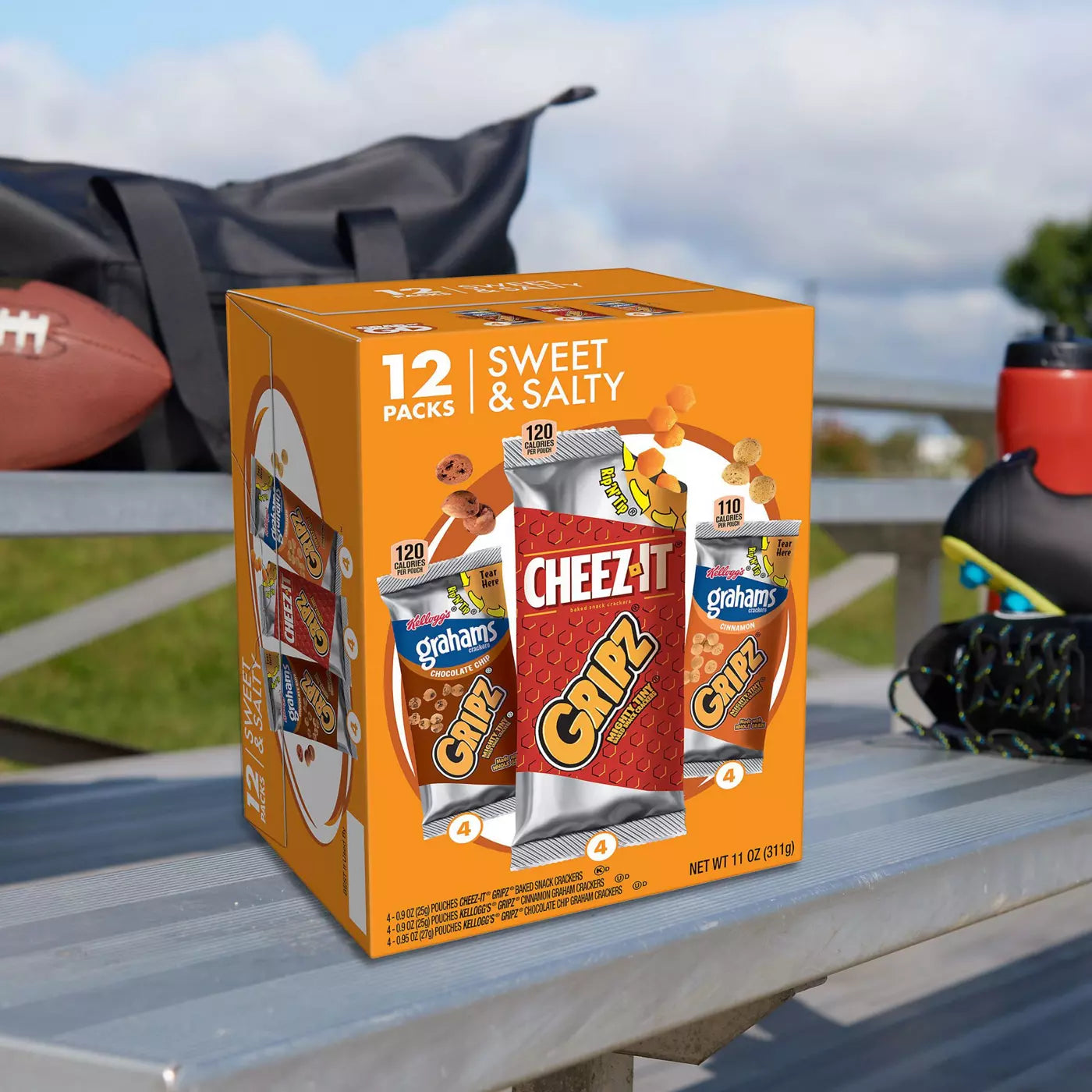 Kellogg's Gripz Variety Pack Tiny Baked Snack Crackers