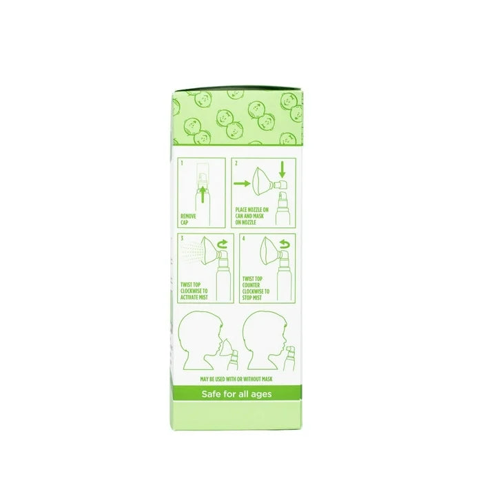 Boogie Sterile and Drug-Free Micro-Mist Saline Inhaler Spray for Kids, 1.7 oz