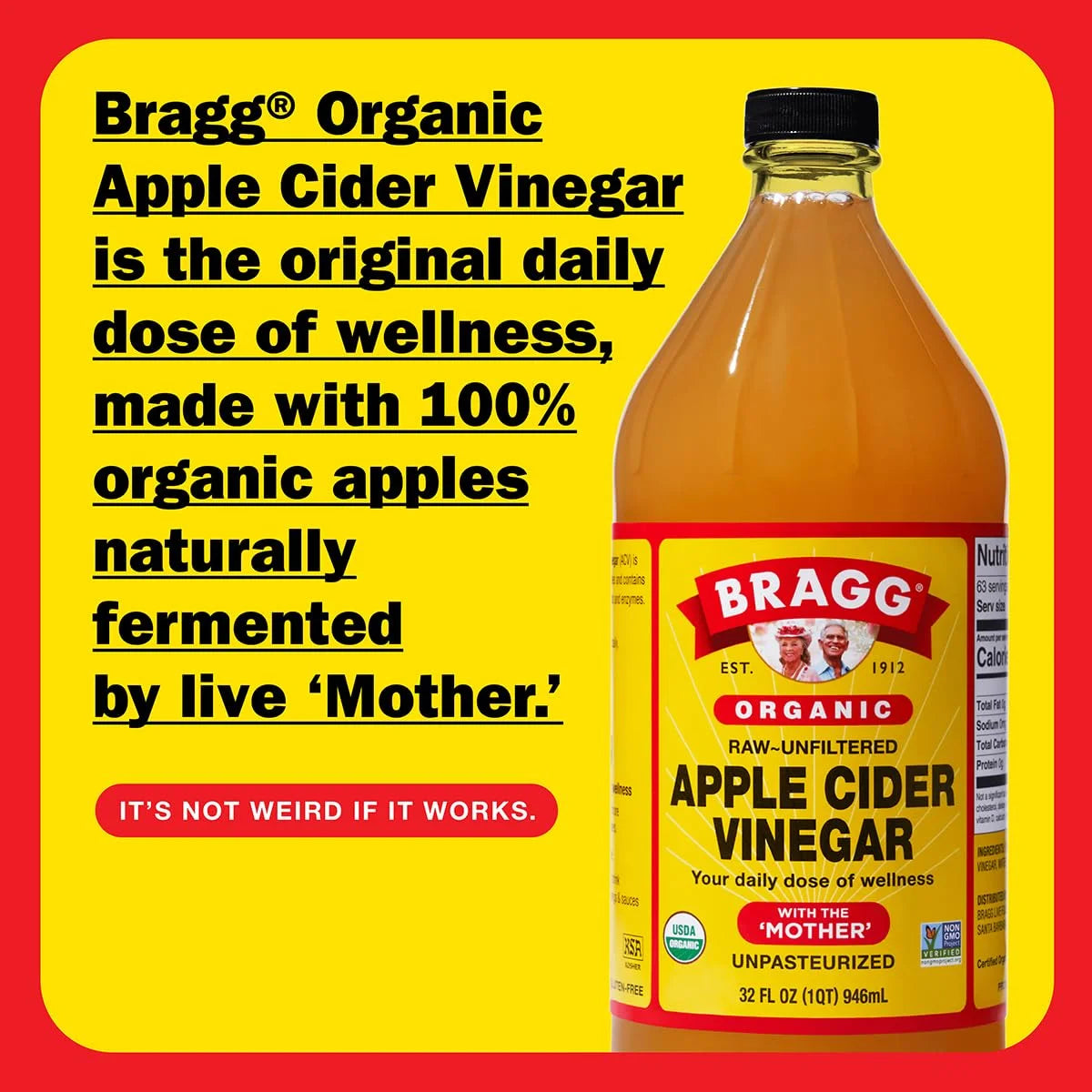 BRAGG ORGANIC APPLE CIDERVINEGA