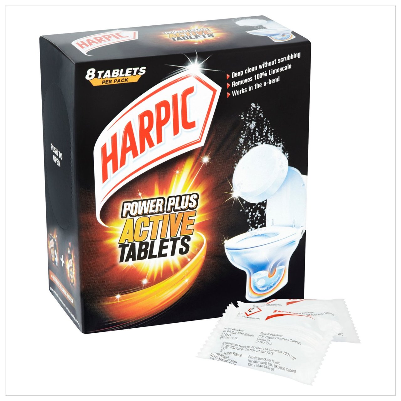 Harpic Power Plus Toilet Cleaner Tablets 8 x 25g