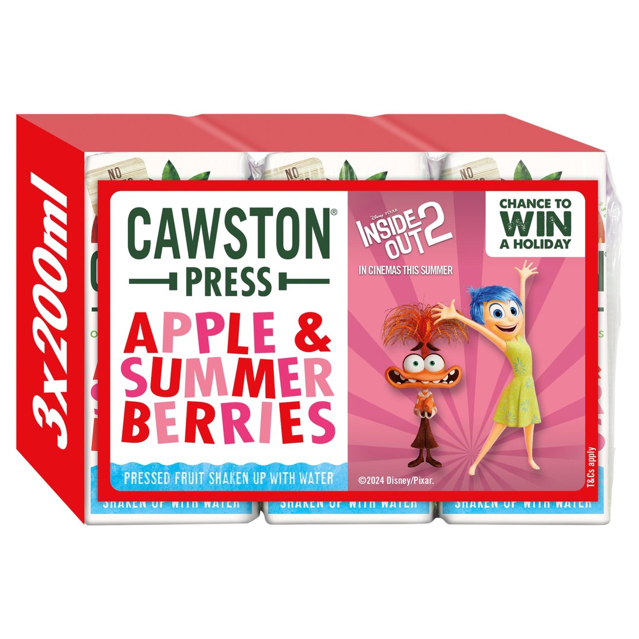 Cawston Press Apple & Summer Berries Juice 3 x 200m