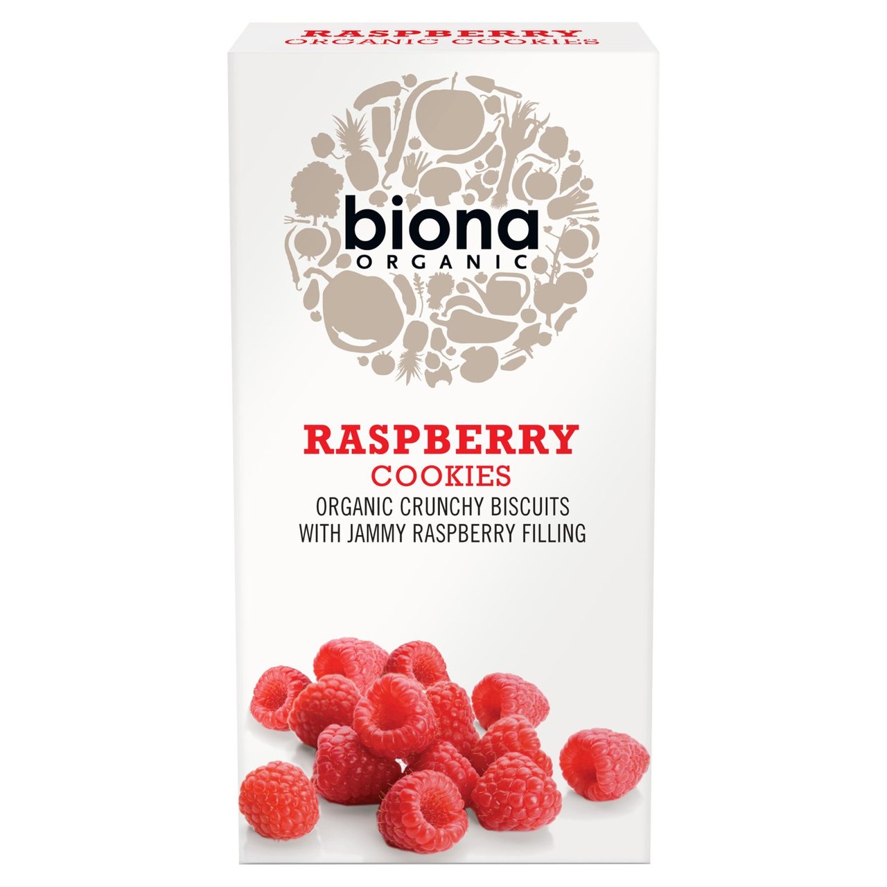 Biona Organic Raspberry Cookies 175g