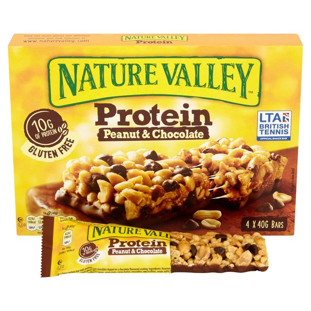 Nature Valley Protein Peanut & Chocolate Cereal Bars 4 x 40g