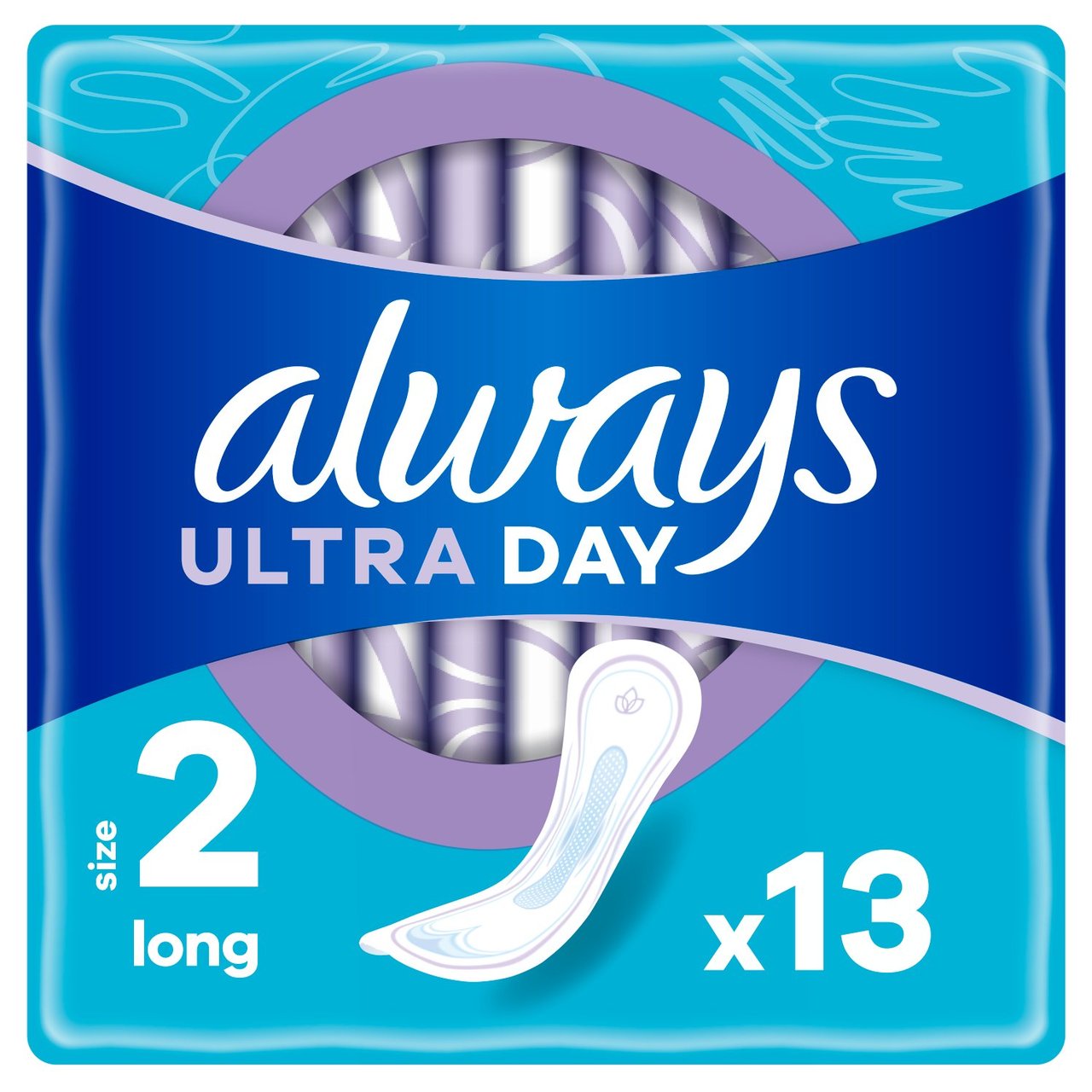 Always Sanitary Towels Ultra Long (Size 2) 13 per pack