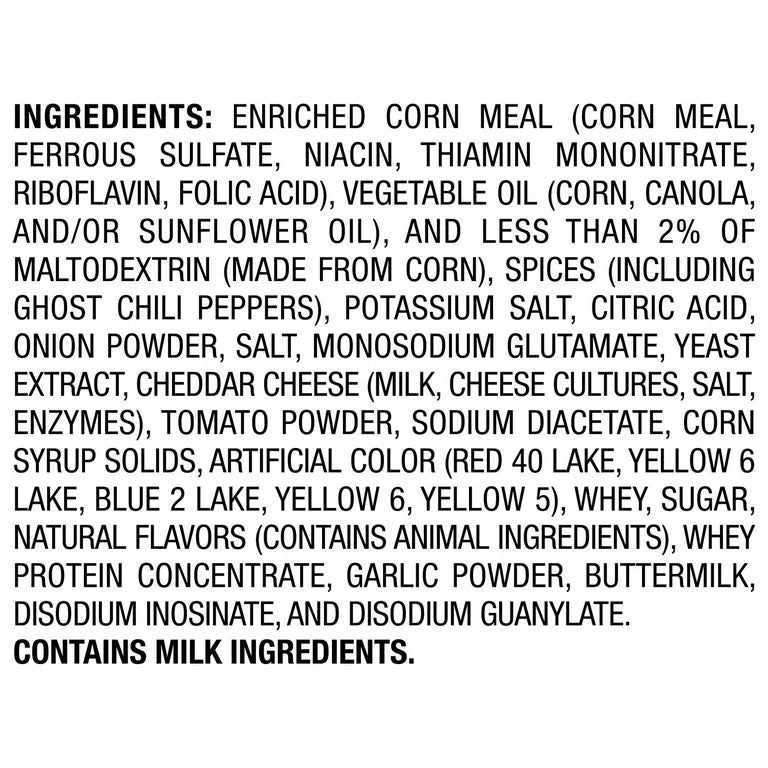Cheetos Flamin’ Hot Smoky Ghost Pepper Puffs, 7 oz