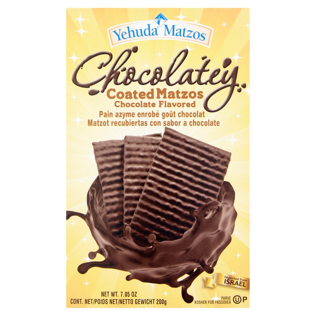 Yehuda Chocolate Coated Matzo 200g