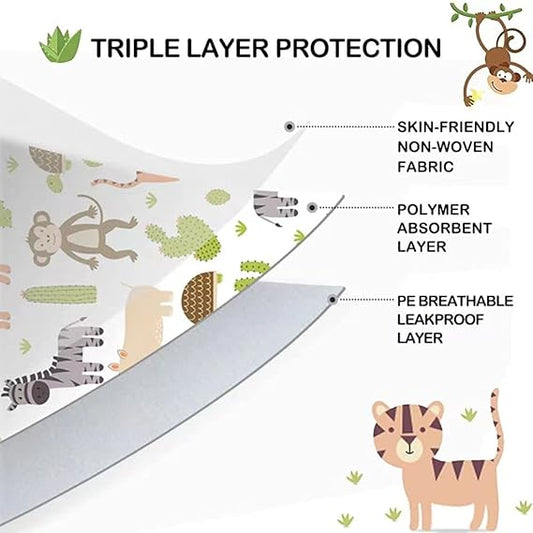 AiQiaoXin Baby Disposable Bibs-Individually Packaged,Soft, Leak Proof and Convenient, disposable bibs for toddlers