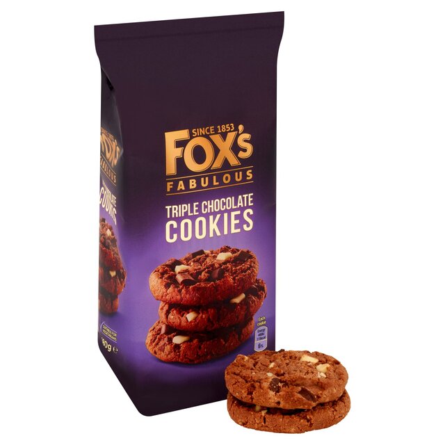 Fox's Biscuits Triple Chocolate Chunkie Cookie 180g