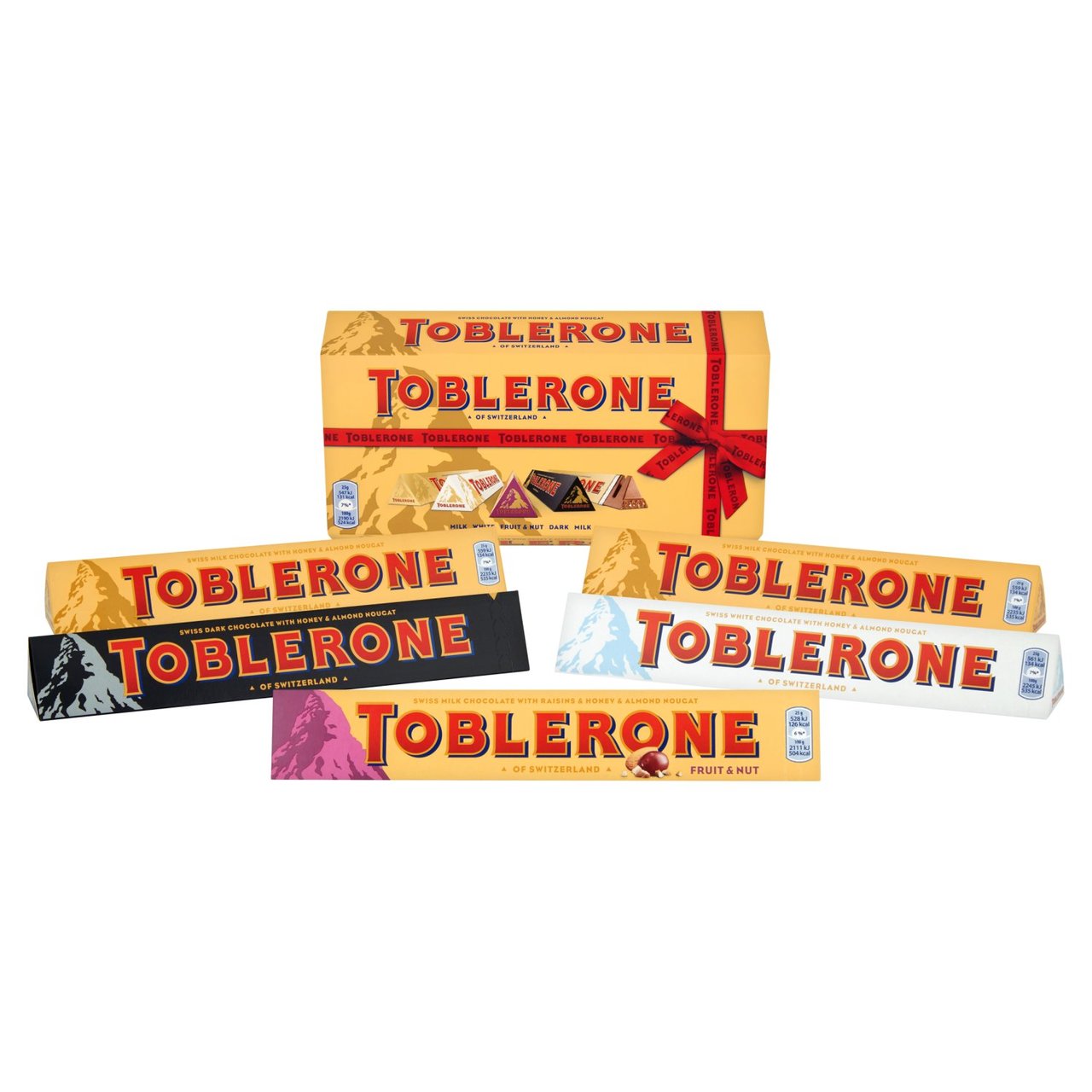 Toblerone Mixed Chocolate 5 Multipack 500g