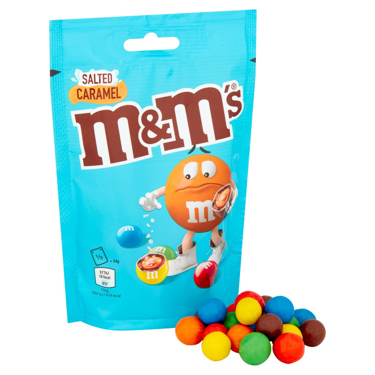 M&M's Salted Caramel Milk Chocolate Bites Bag 102g