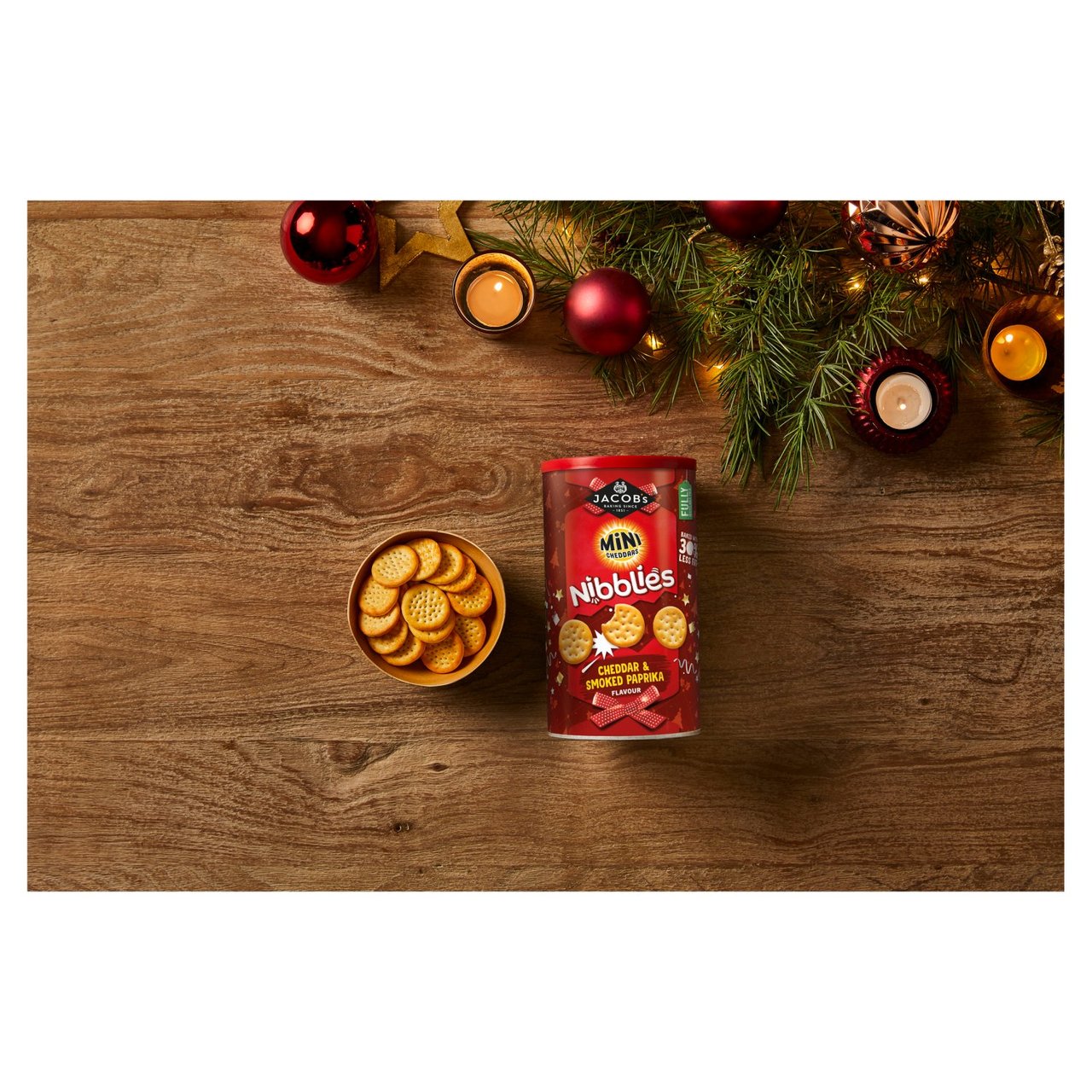 Jacob's Mini Ceddars 30% Less fat Caddy 250g