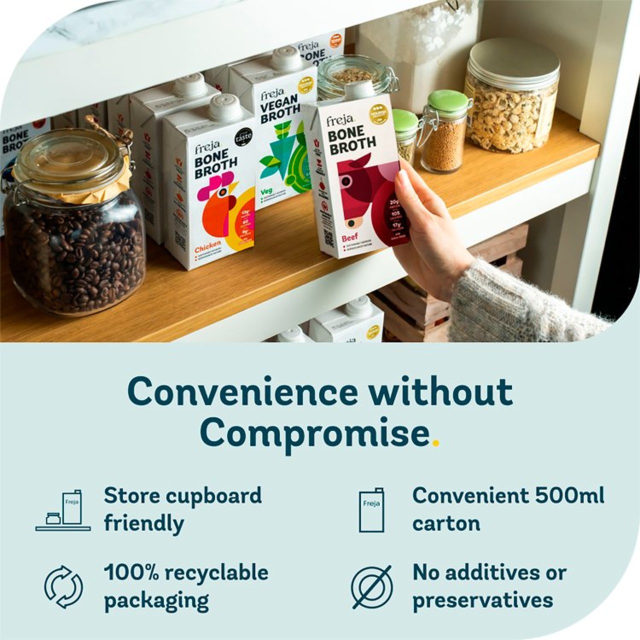 Freja Chicken Bone Broth 500ml