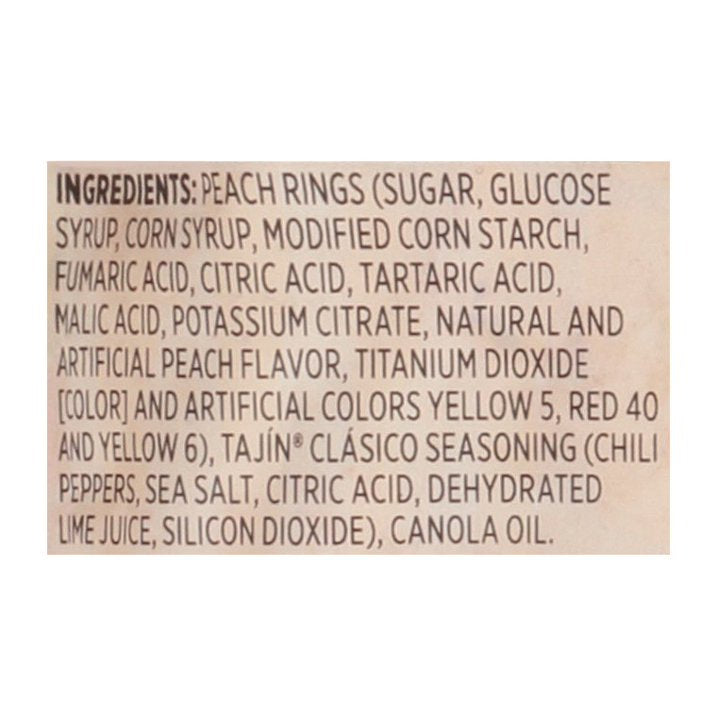Snak Club Tajin Peach Rings