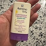 Aveeno Baby Continuous Protection Mineral Sunscreen Stick for Sensitive Skin with Broad Spectrum SPF 50