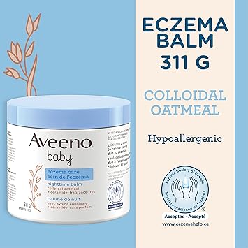 Aveeno Baby Eczema Care Night Time Balm 311g