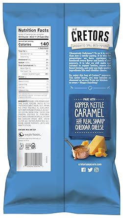 G.H. Cretors, The Mix, Cheese & Caramel Flavor Popcorn 22 Oz