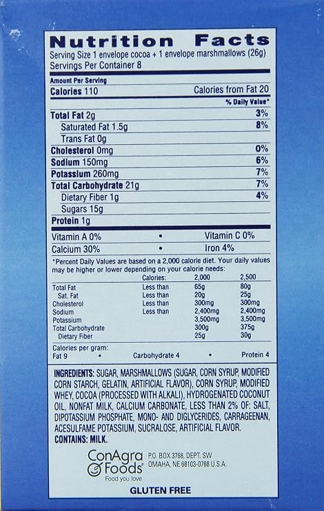 Swiss Miss Marshmallow Lovers, Instant Cocoa & Extra Marshmallows, 1 Pack (1 x 272g)