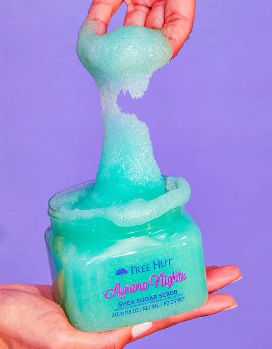 Tree Hut aurora nights shea sugar scrub