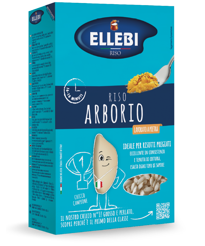 Arroz Arborio Ellebi Riso Caixa 1kg