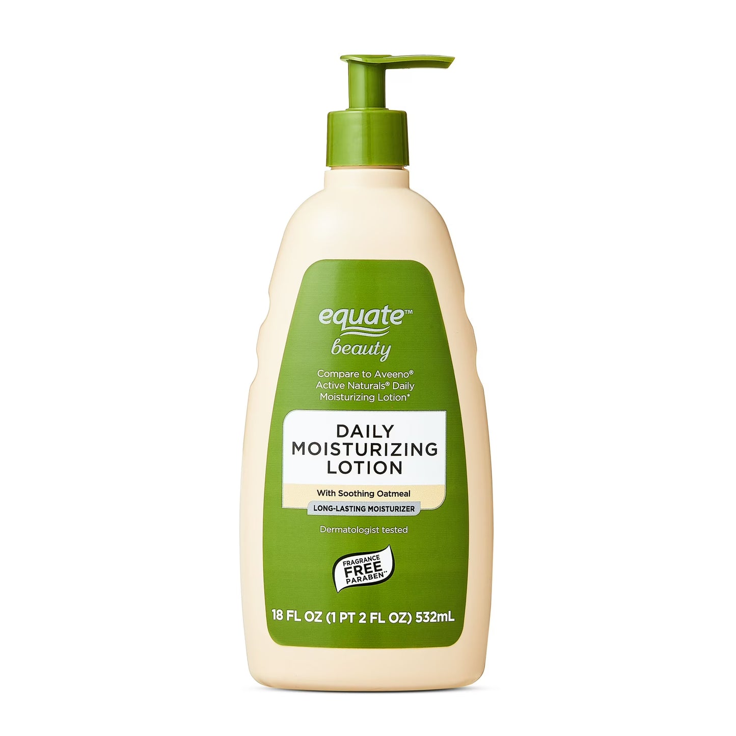 Equate Daily Moisturizing Lotion with Colloidal Oatmeal, 18 fl oz