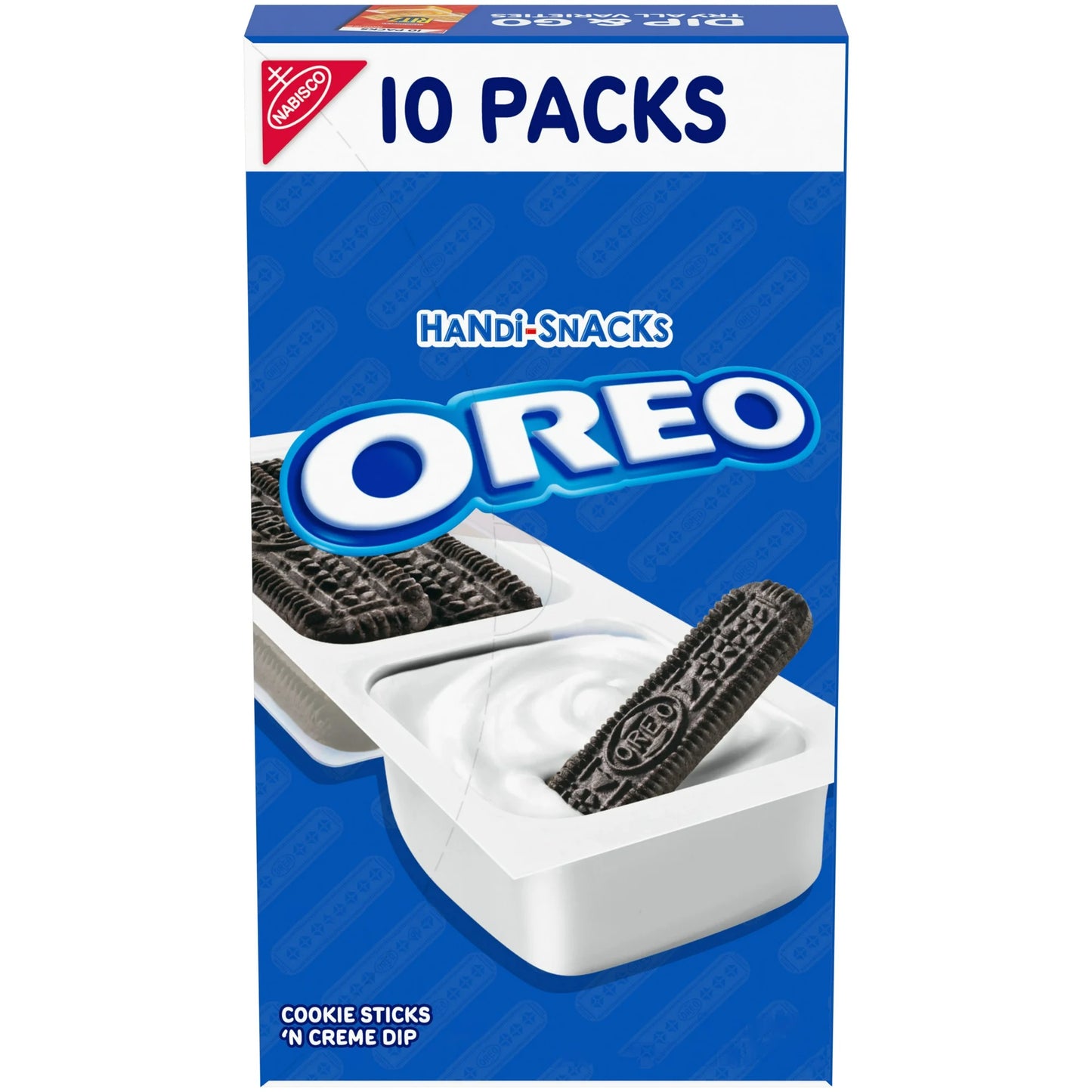 Handi-Snacks OREO Cookie Sticks 'N Creme Dip Snack Packs, 10 Snack Packs