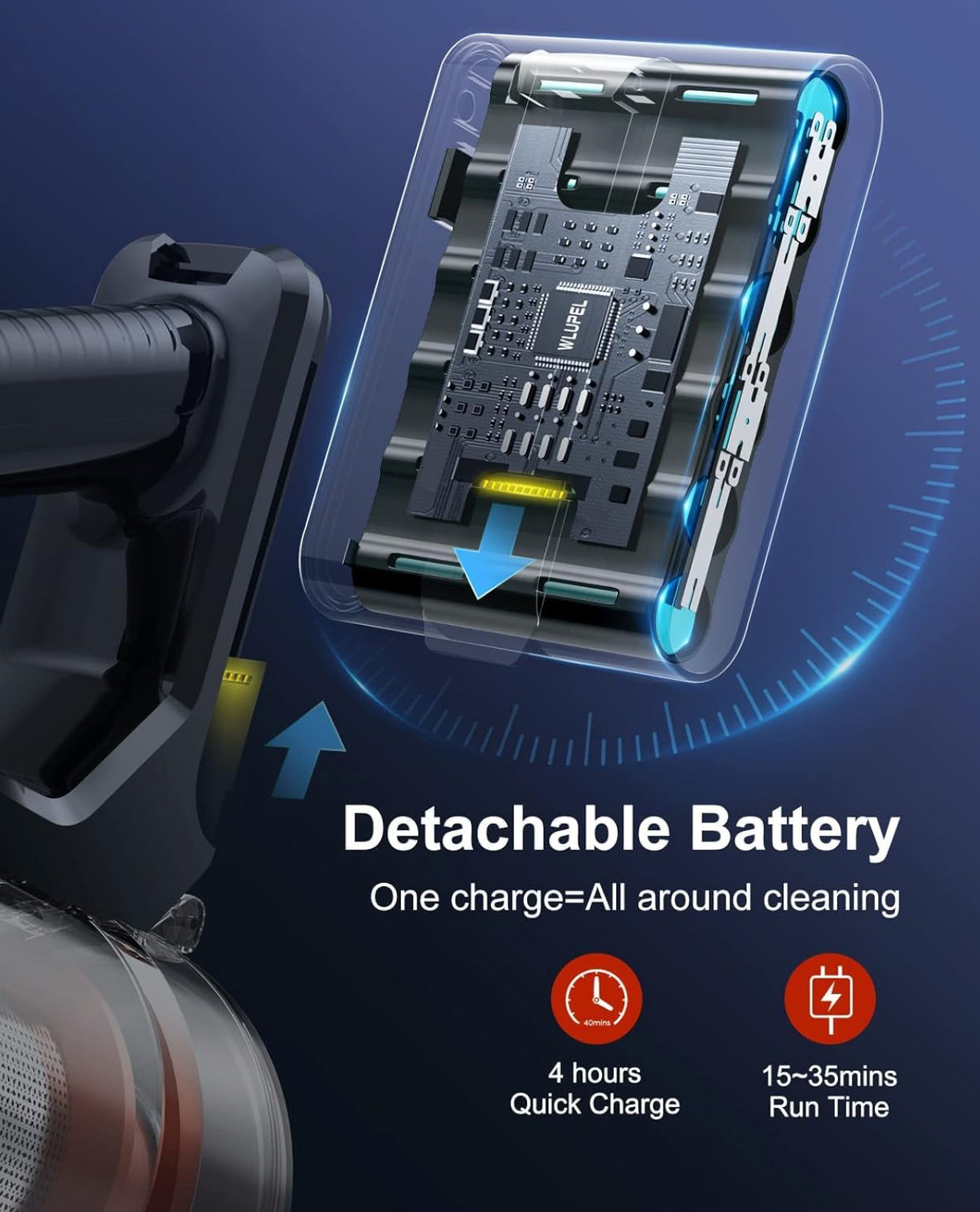 WLUPEL Hero 8 Cordless Vacuum Cleaner