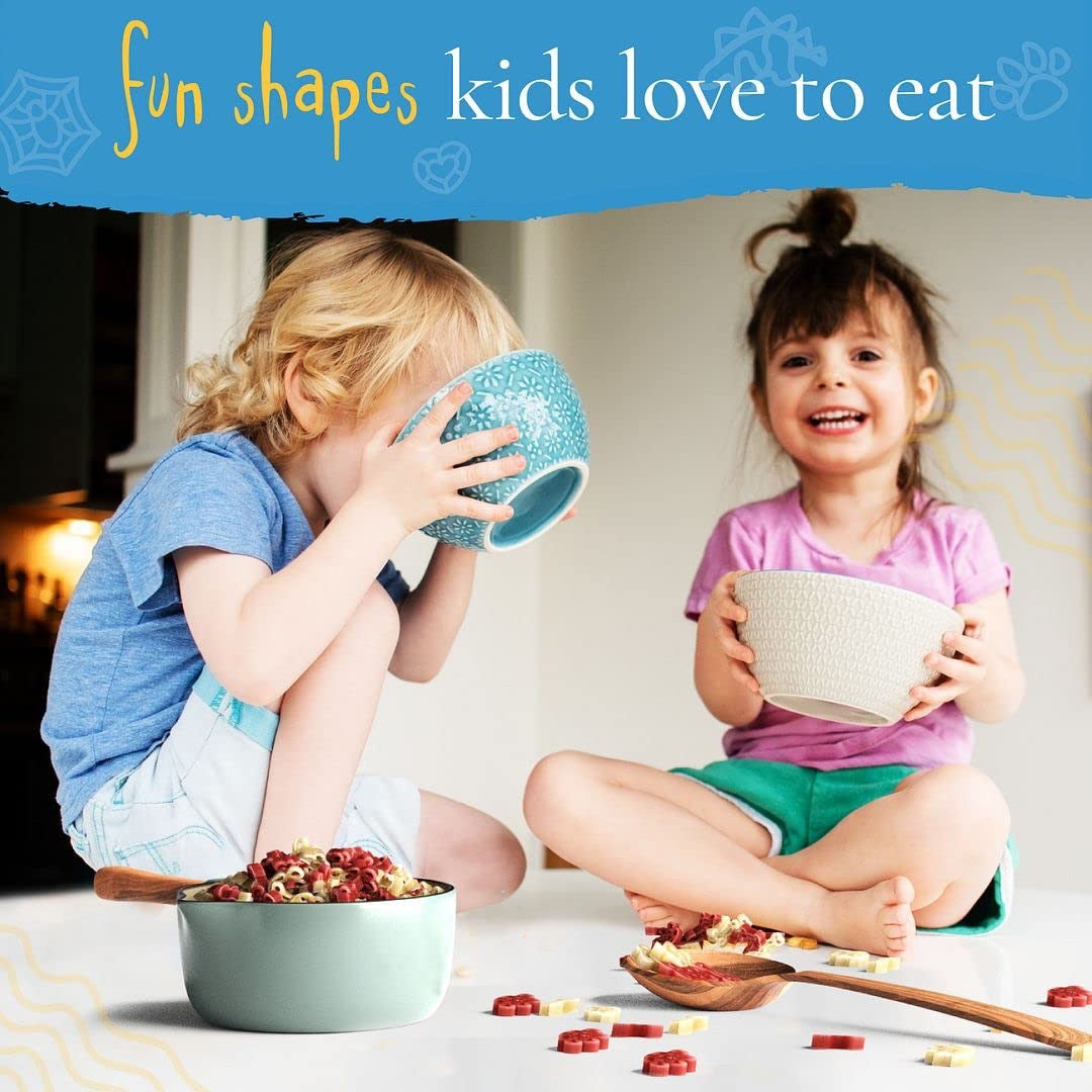 Pastabilities Organic Pasta for Kids - Dinosaur Pasta - Fun Shapes Bite-size, Family Size – Serves 4 Non-GMO Natural Wheat Pasta, All-Natural, Kosher