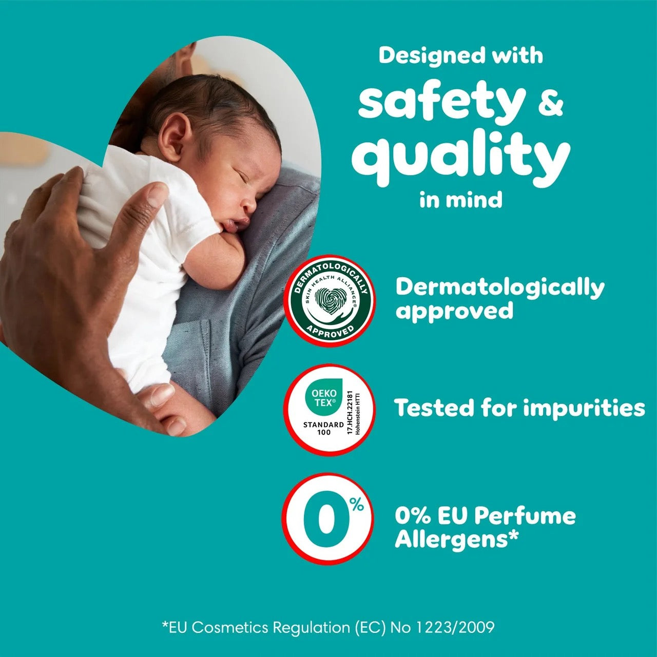 Pampers Baby-Dry Nappy Pants Size 3, 44 Nappies, 6kg - 11kg, Essential Pack