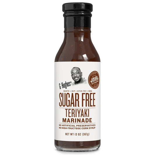 G Hughes Sugar Free Teriyaki Marinade, 13 oz