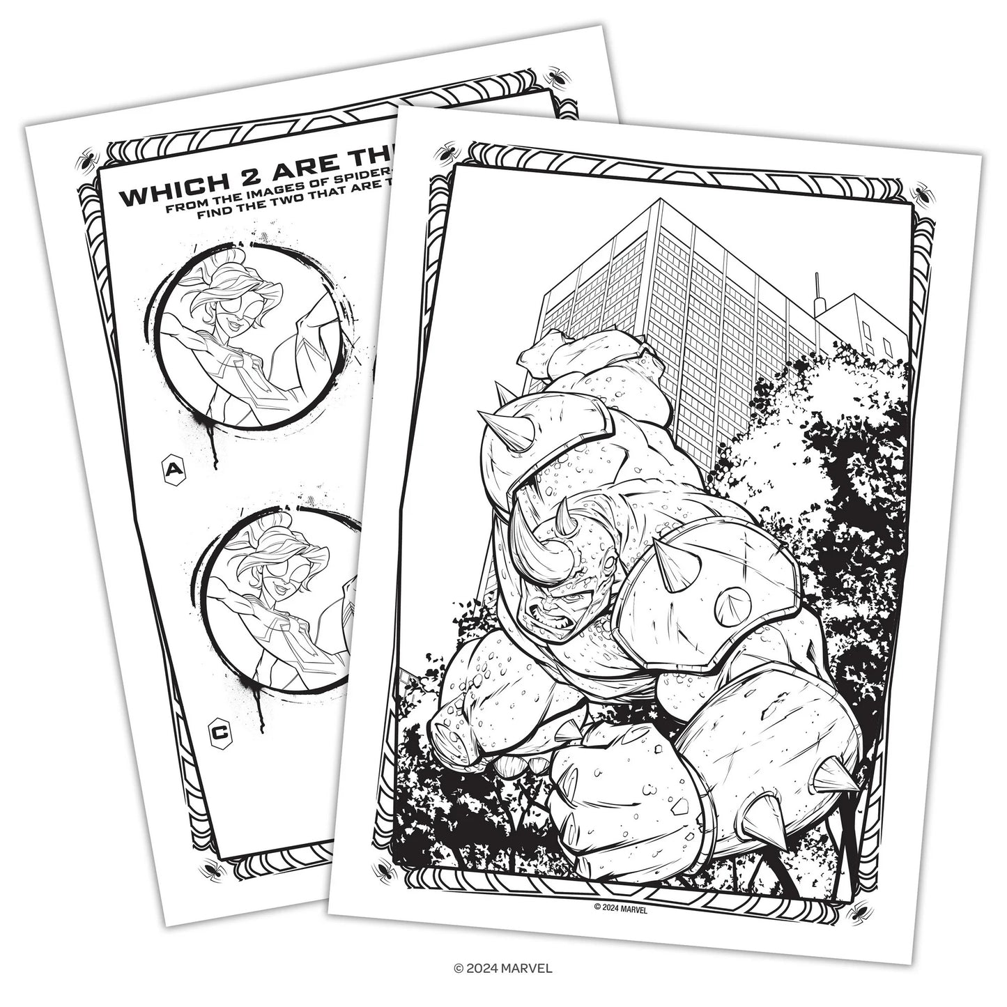 Marvel Spiderman 48 Page Coloring & Activity Book, by Bendon, paperback