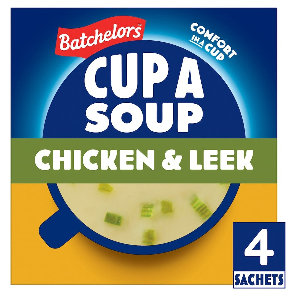 Batchelors Cup a Soup Chicken & Leek – 4 Sachets (86g)