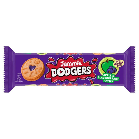 Jammie Dodgers Apple & Blackcurrant Biscuits 140g