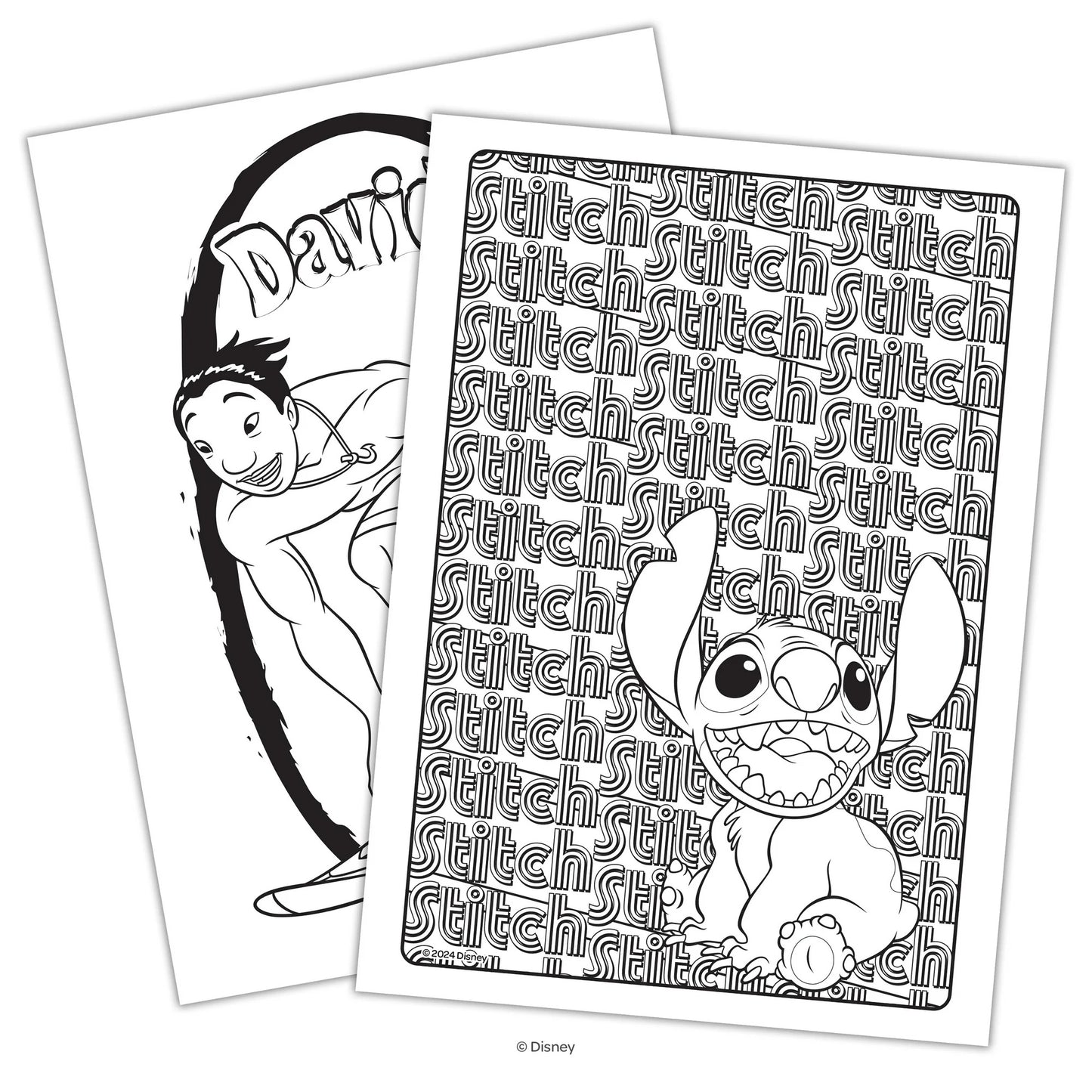 Disney Stitch Advanced Coloring Book – 64 Pages of Intricate Designs for Teens & Adults – Bendon Art Activity Book, Paperback