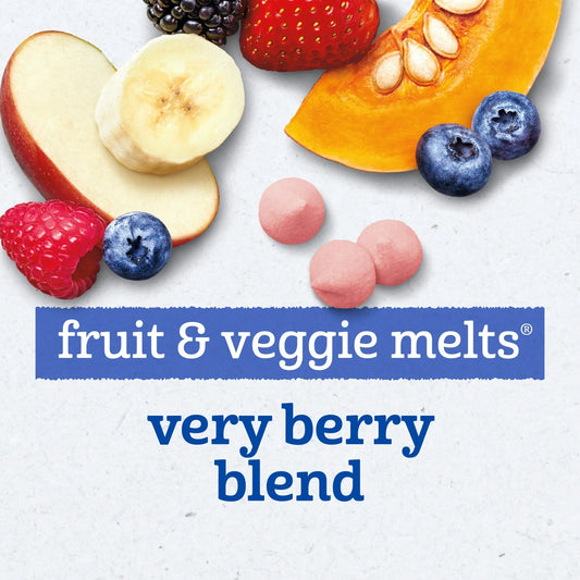 Gerber Snacks for Baby Fruit & Veggie Melts Baby Snack, Very Berry Blend, 1 oz Bag