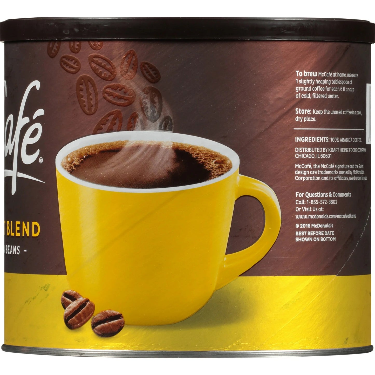 McCafe Breakfast Blend, Light Roast, Ground Coffee, 30 oz