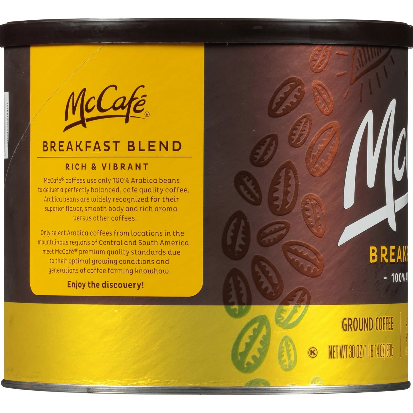 McCafe Breakfast Blend, Light Roast, Ground Coffee, 30 oz