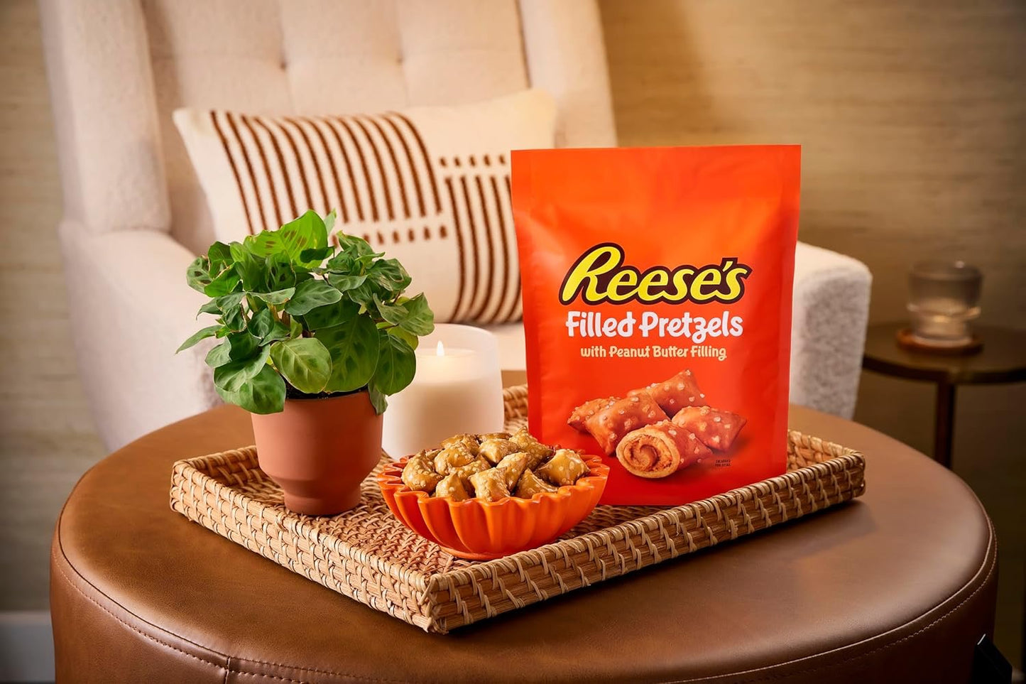 Reese’s Filled Pretzels – Peanut Butter Pretzel Nuggets (9 oz)