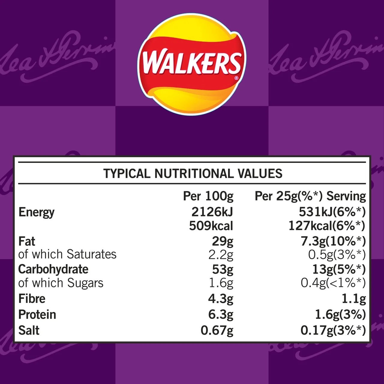 Walkers Lea & Perrins Worcester Sauce 6pk
