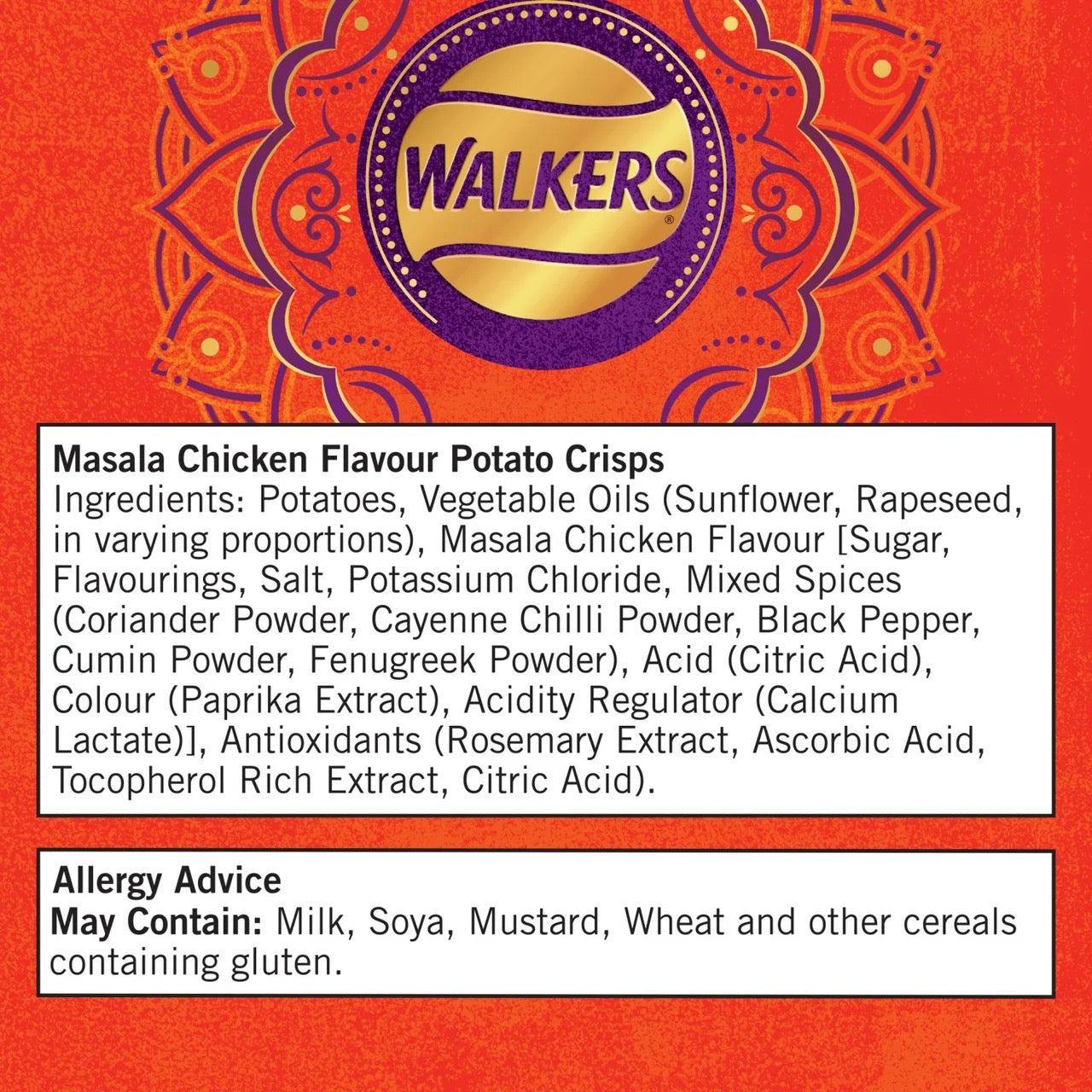 Walkers Masala Chicken 6pk