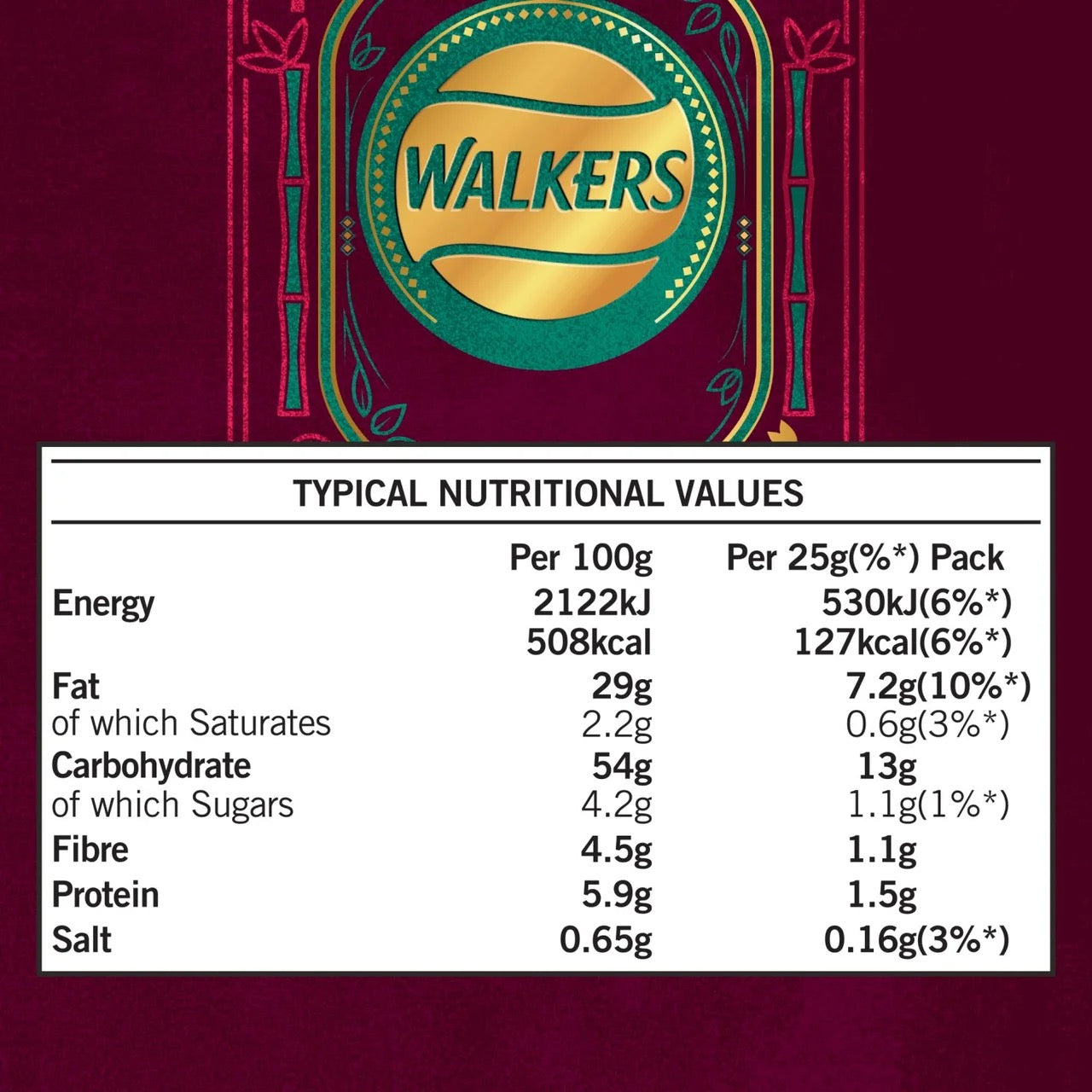Walkers Sticky Teriyaki 6pk