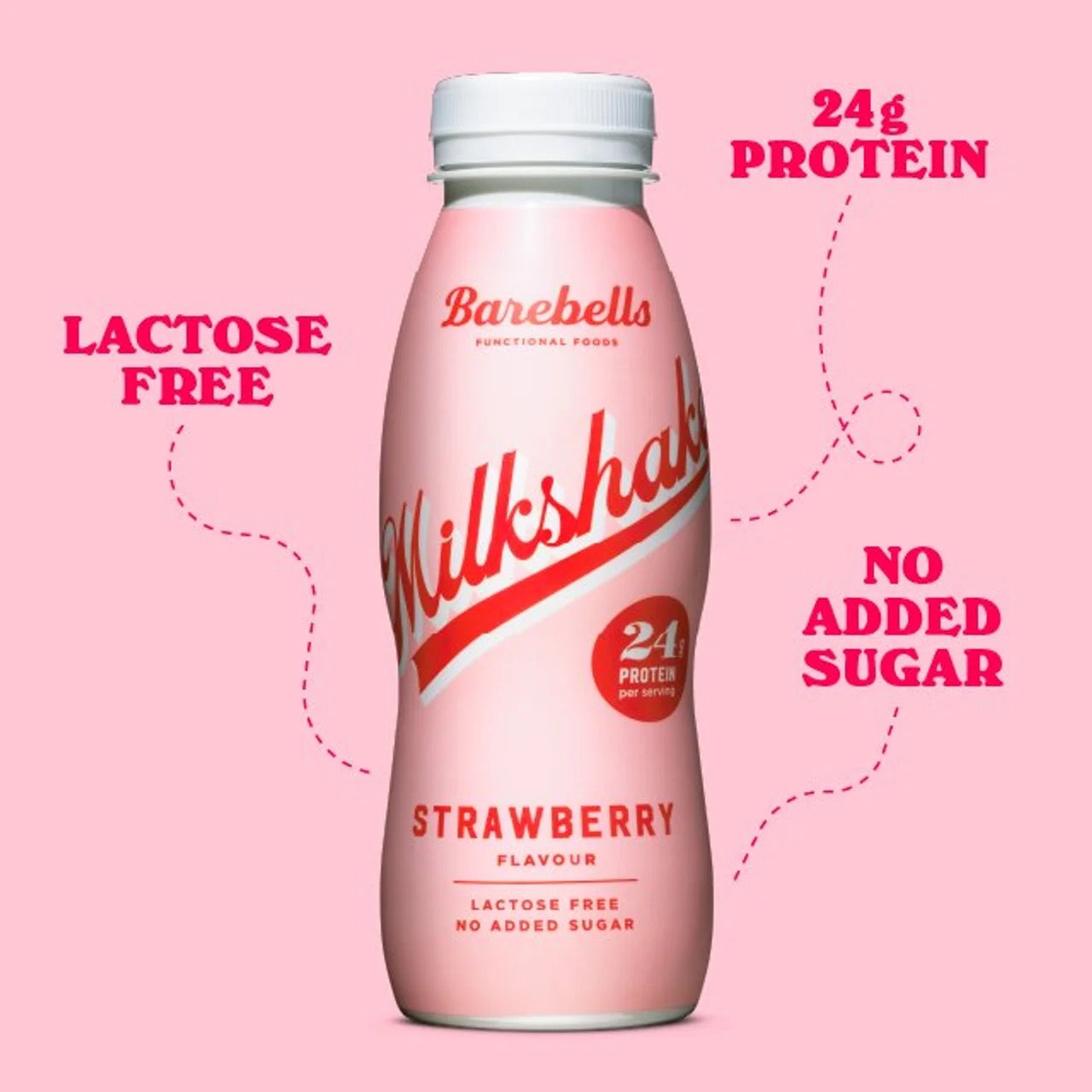 Barebells Protein Milkshakes Strawberry 330ml