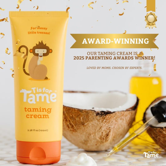 T Is for Tame – Hair Taming Cream for Kids (All-Natural, Coconut Oil)