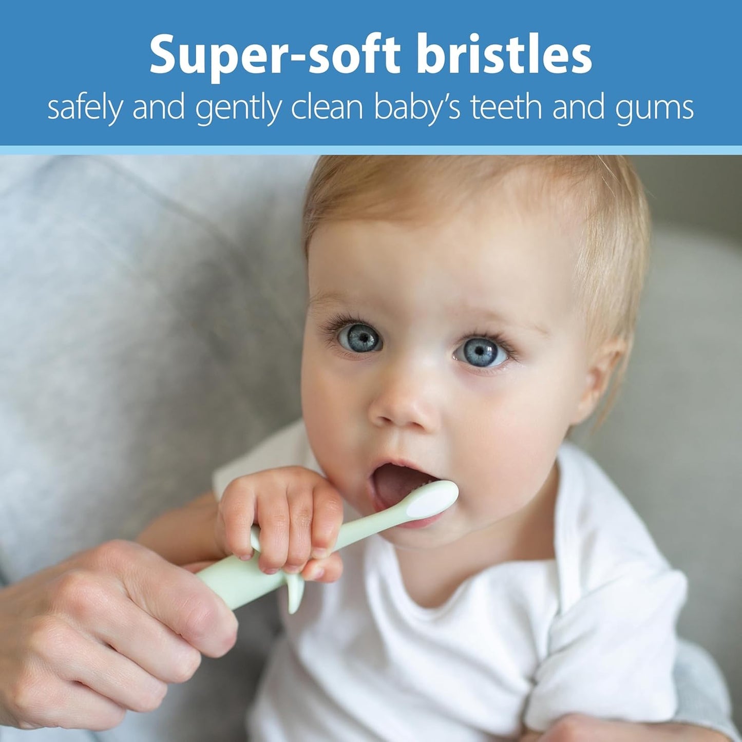 Dr. Brown’s Infant-to-Toddler Training Toothbrush Set with Strawberry Toothpaste (0–3 Years)