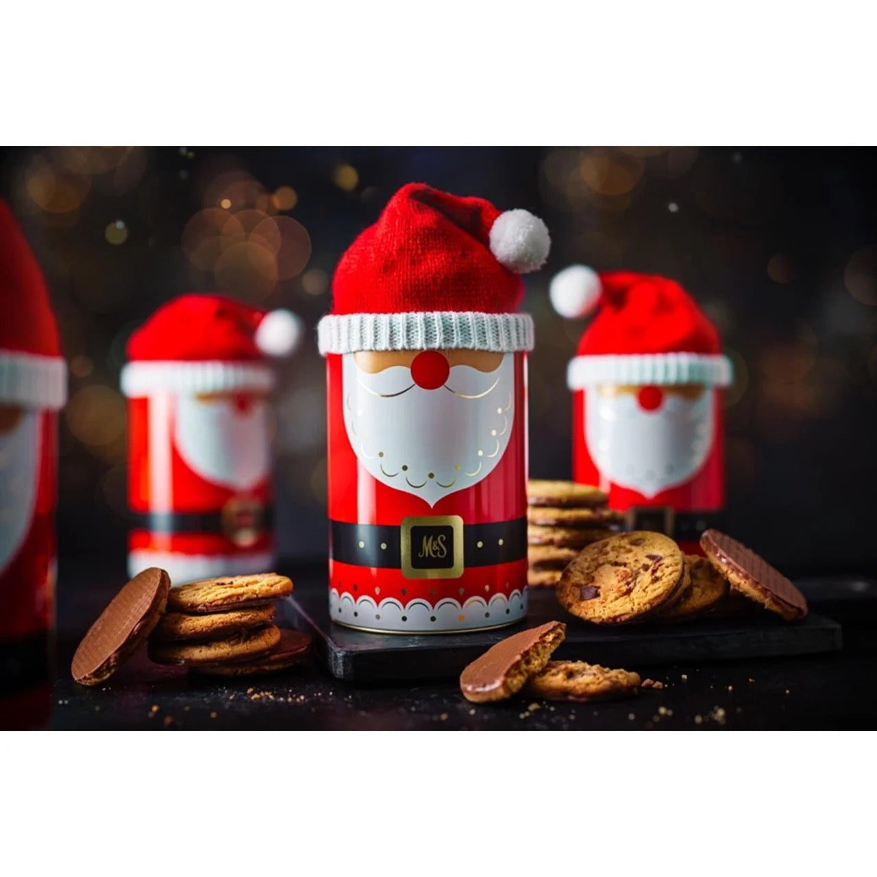 M&S Salted Caramel & Chocolate Chunk Cookies Tin