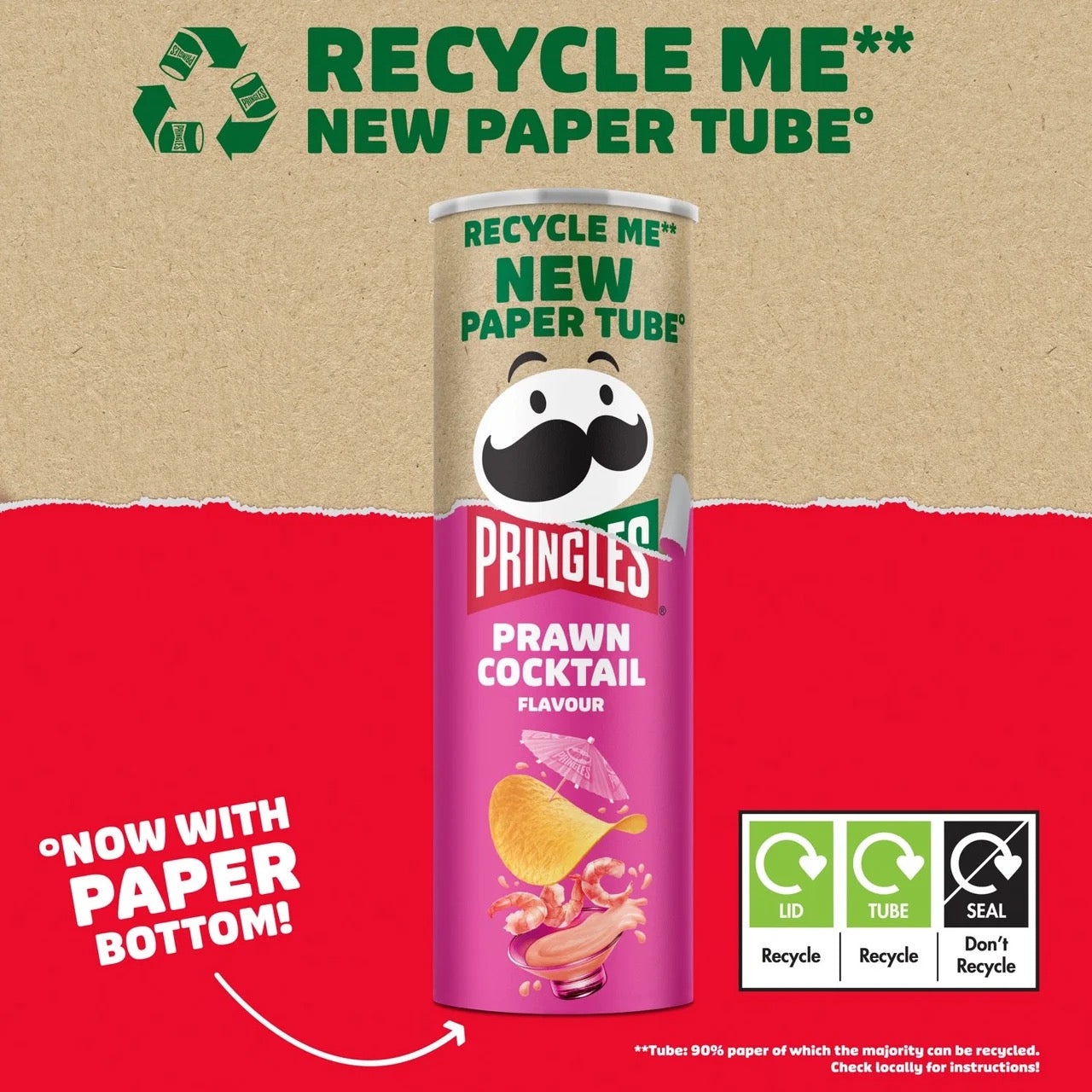 Pringles Prawn Cocktail Sharing Crisps