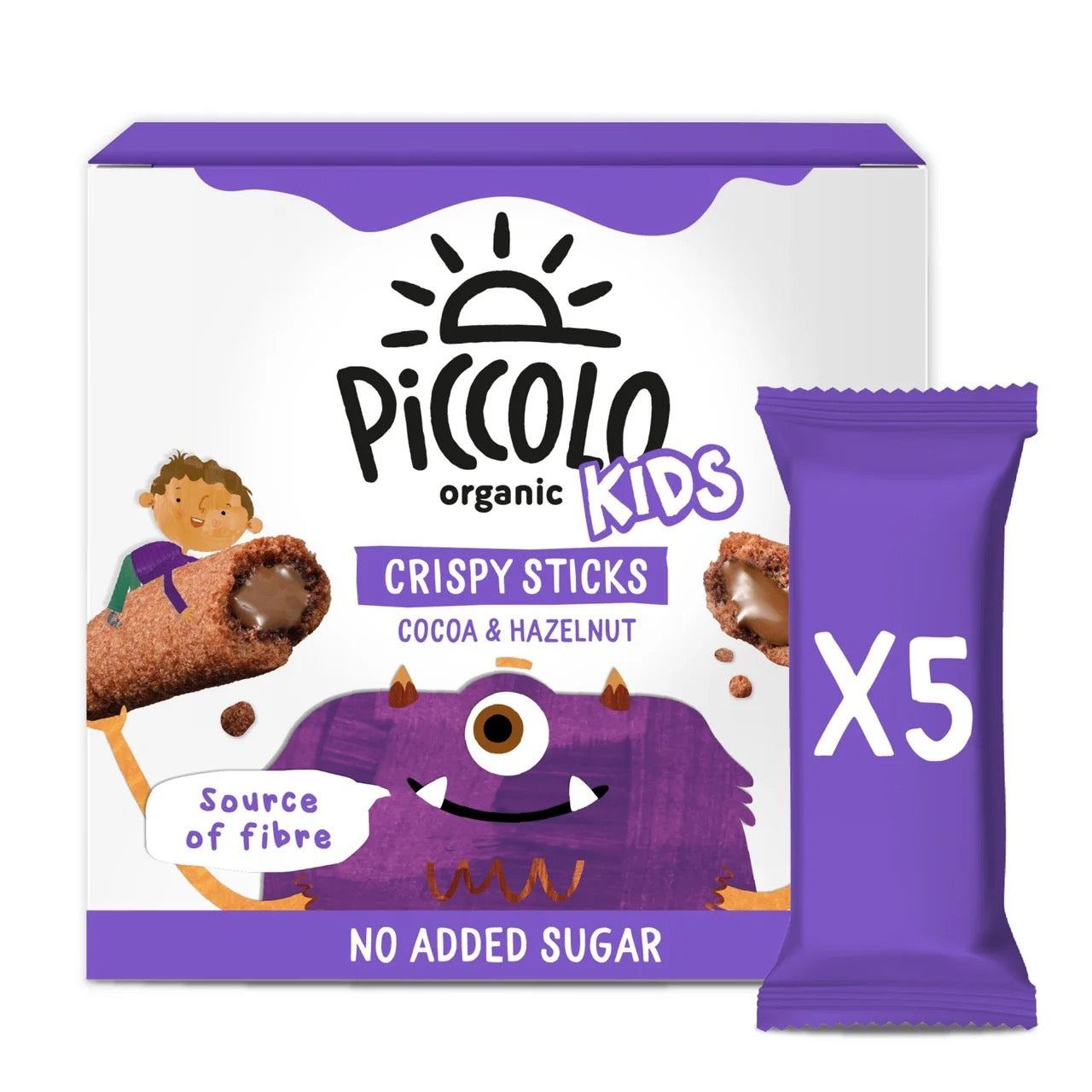 Piccolo Organic Kids Cocoa & Hazelnut Crispy Sticks
