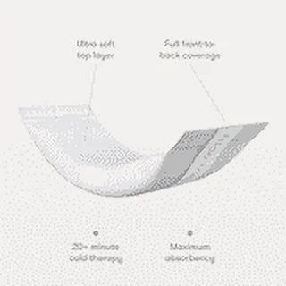 Frida Mom 2-in-1 Postpartum Padsicles for Instant Cold Therapy and Absorbency