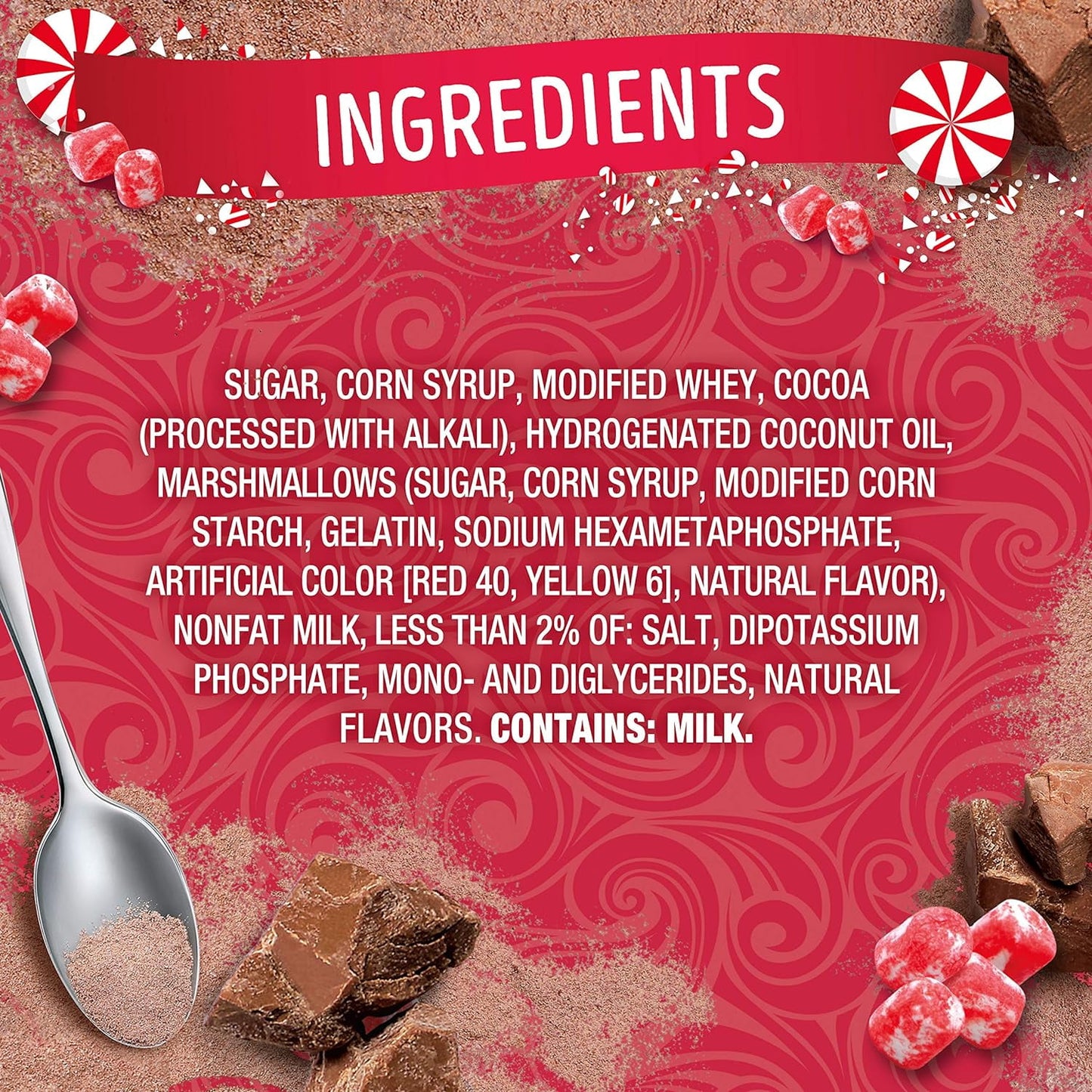 Swiss Miss Peppermint Flavor Hot Cocoa Mix, 1.38 oz 6 Ct