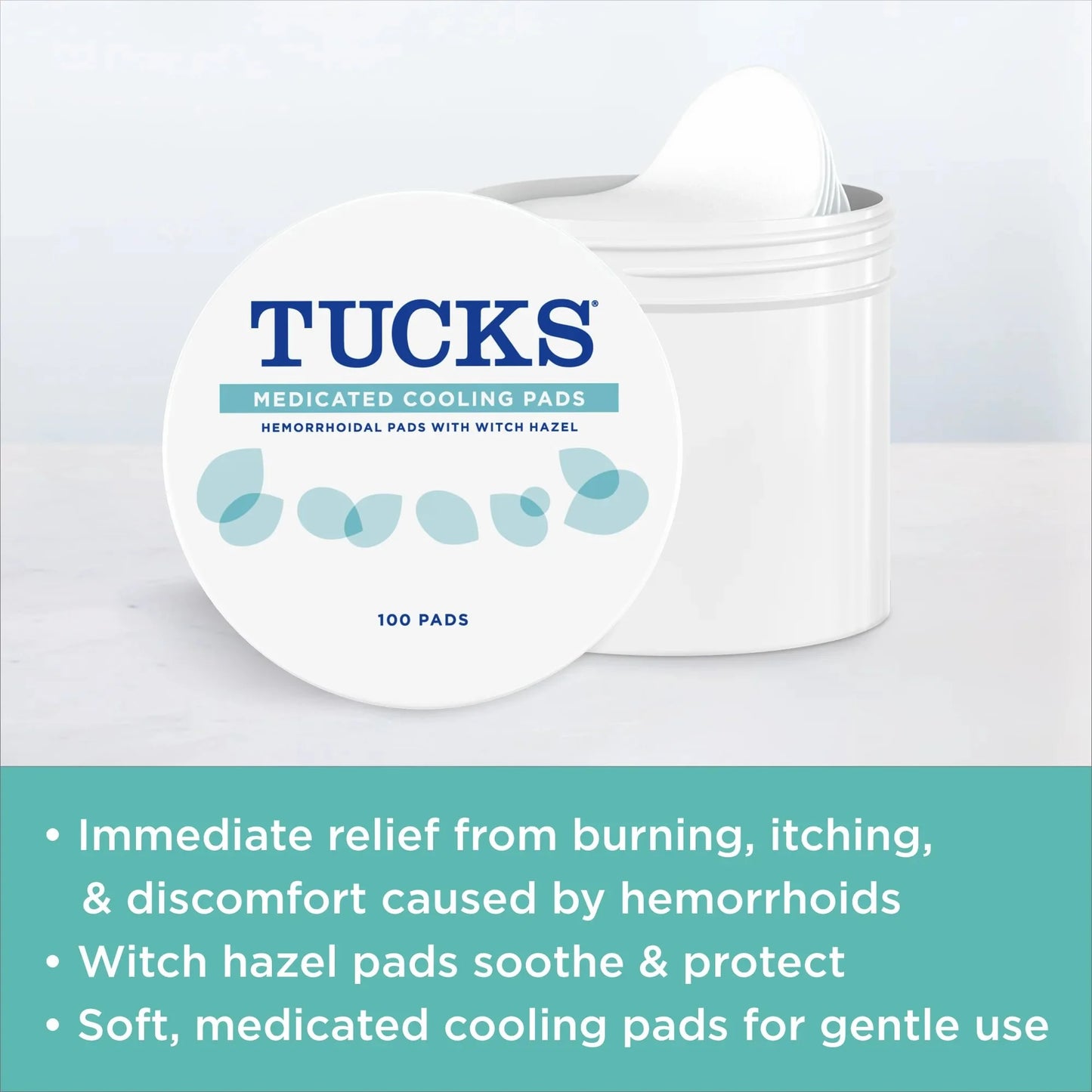 TUCKS Medicated Cooling Pads 100 Count