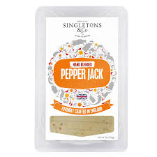 Singletons & Co Pepper Jack Cheese Slices 150g